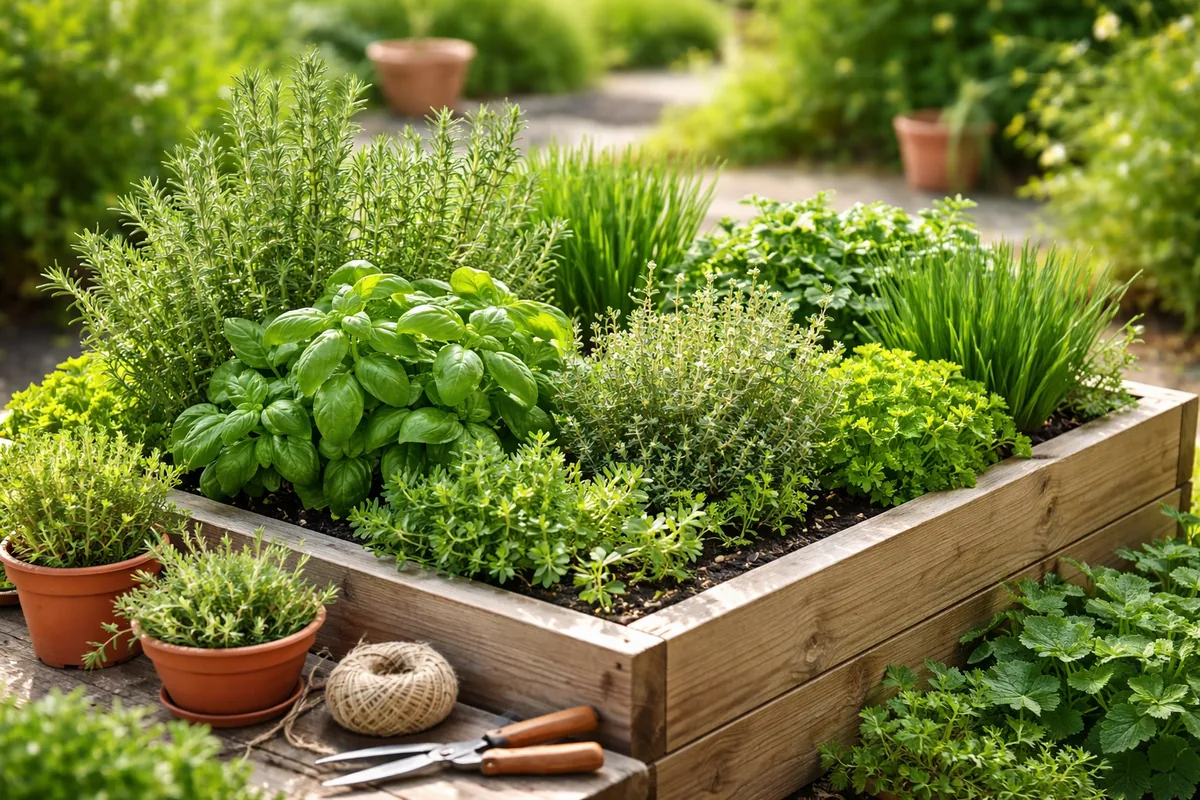 Créer un jardin d'herbes aromatiques : conseils et méthodes