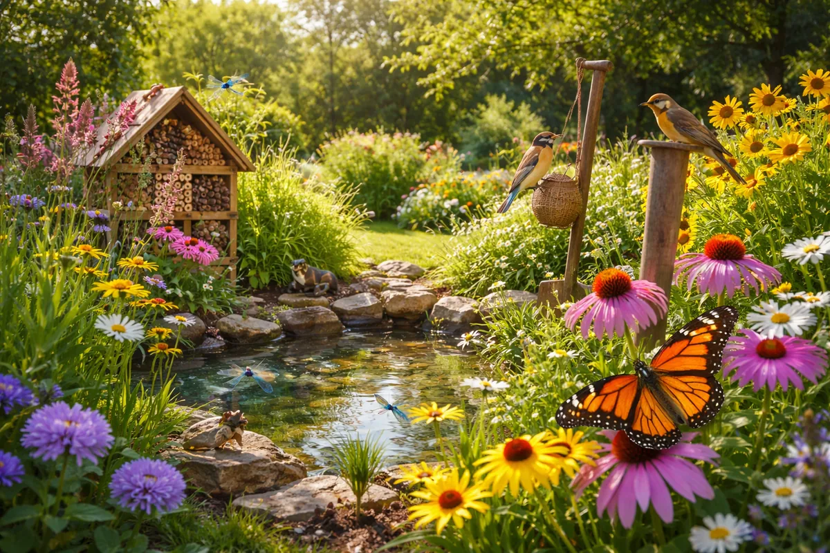 La biodiversité au jardin : comment favoriser la faune et la flore